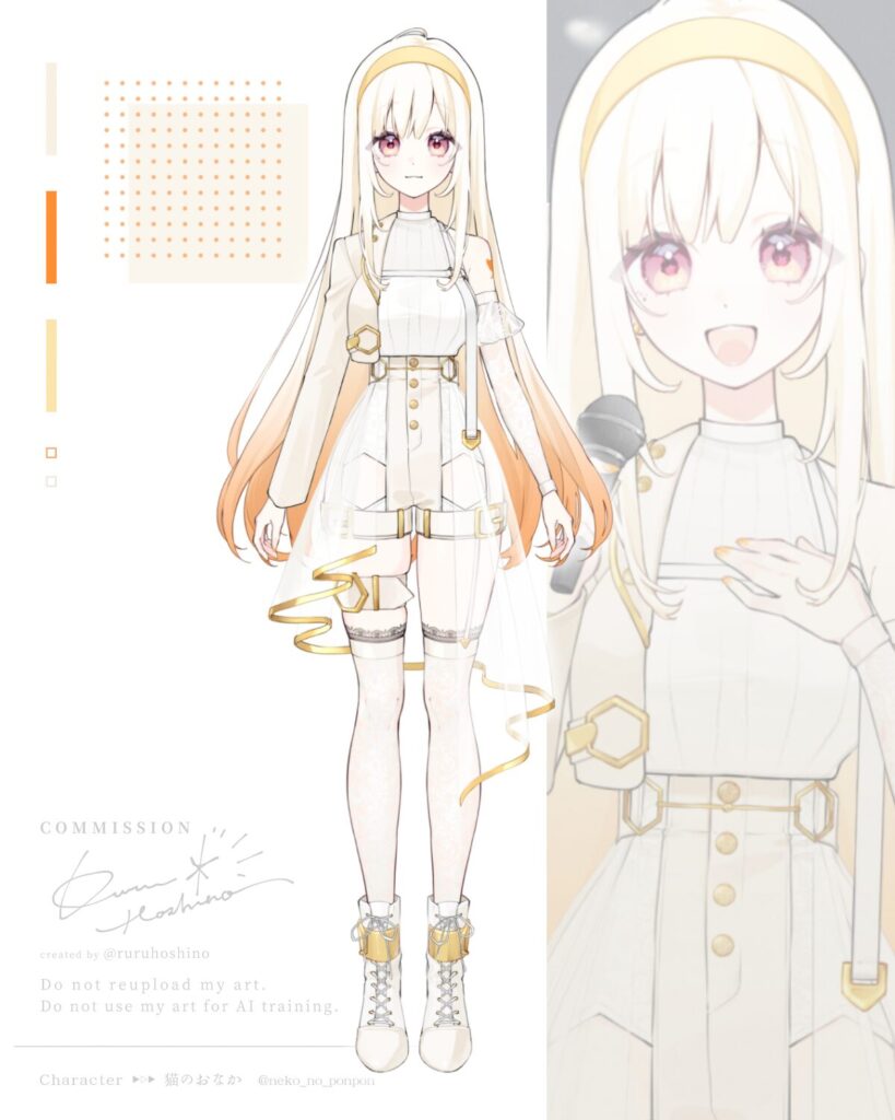 猫のおなか｜Live2Dモデルイラスト