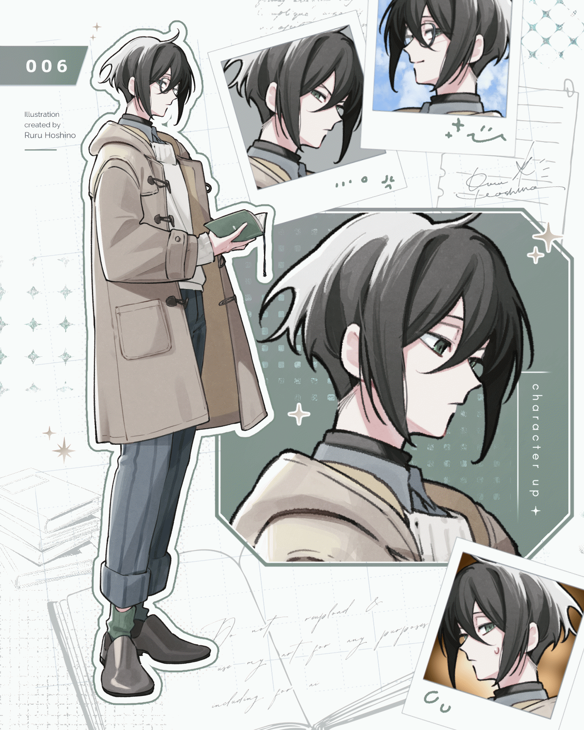 黒髪冬服の青年｜立ち絵の販売〈第6弾〉